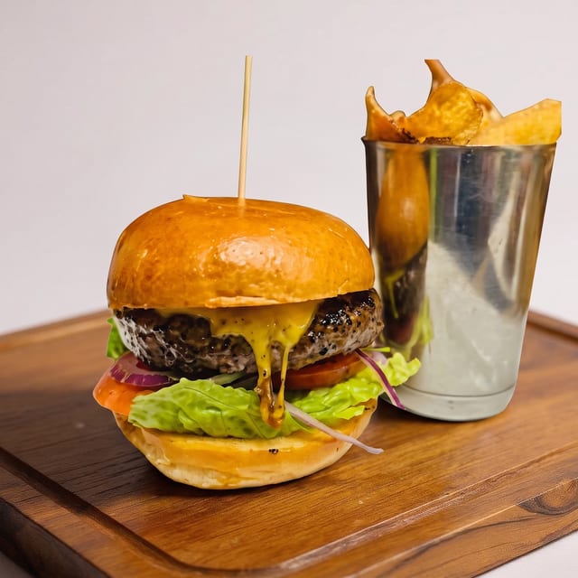Zest Cheeseburger.